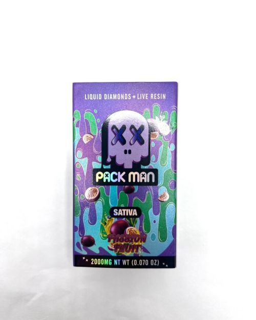Passion Fruit Pack Man 2g Vape Pen (Decal Box)