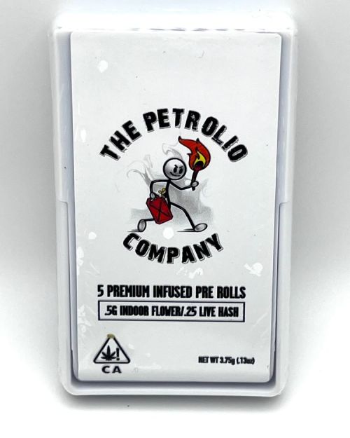 The Petrolio Infused Pre-Rolls Collectible case
