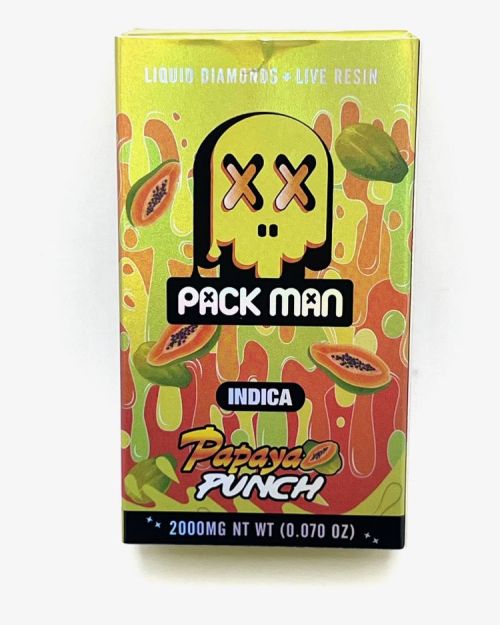 Papaya Punch Pack Man 2g Vape Pen (Decal Box)