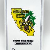 GOLDEN STATE BANANA INFUSED PRE-ROLLS (COLLECTIBLE CASE)