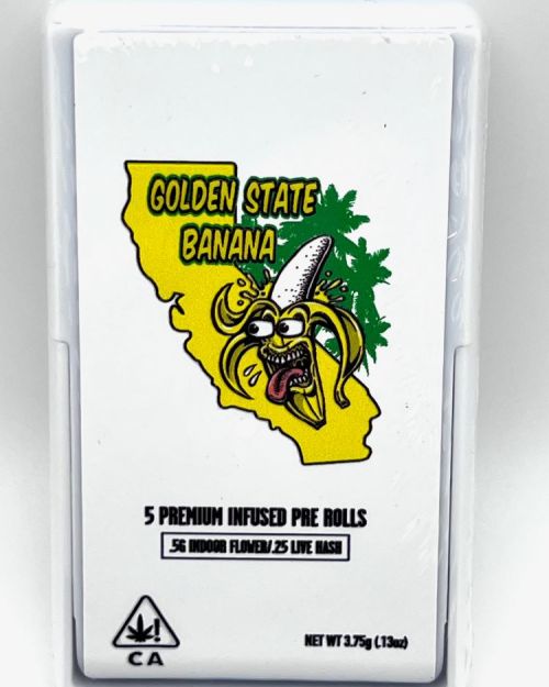 Golden State Banana Infused Pre-Rolls (Collectible Case)