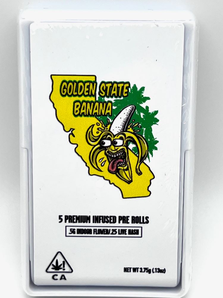 GOLDEN STATE BANANA INFUSED PRE-ROLLS (COLLECTIBLE CASE)