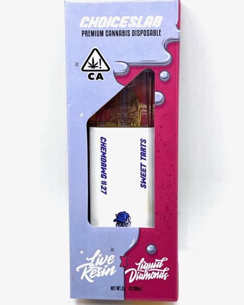 ChemDawg#27 + Sweet Tarts Choice Labs 2G Disposable (Decal Bag)