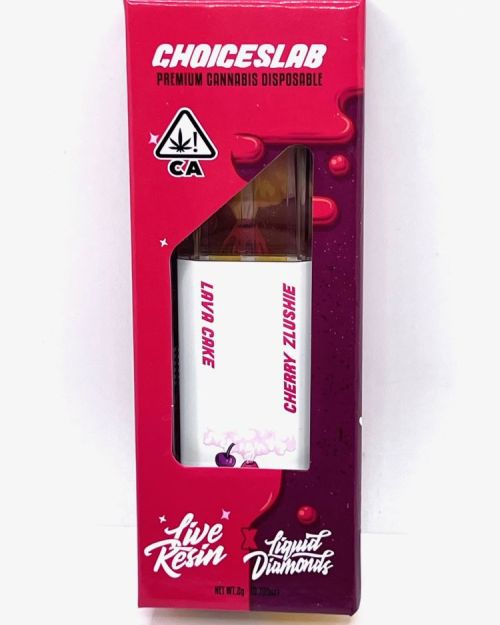Cherry Zlushie + Lava Cake Choice Labs 2G Disposable (Decal Bag)