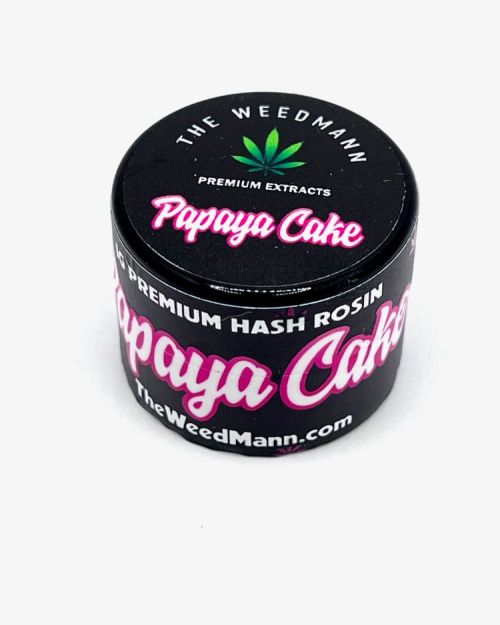 Papaya Cake Premium Hash Rosin (Collectible Jar)