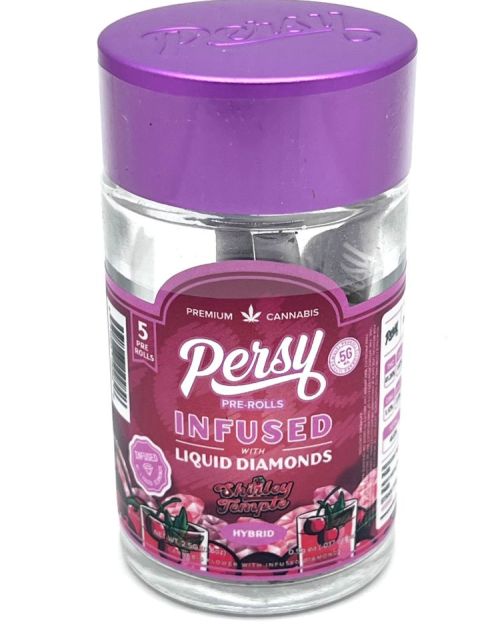 Shirley Temple Percy Liquid Diamond Infused Pre-Rolls (Collectible Jar)