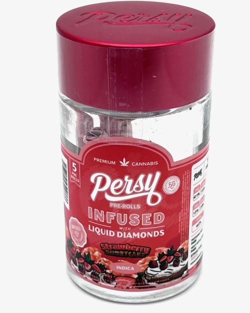 Strawberry Shortcake Percy Liquid Diamond Infused Pre-Rolls (Collectible Jar)